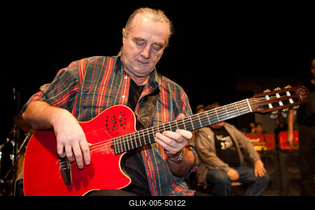 Hobo Blues Band búcsúkoncert - próba Kőbányán-stock-foto