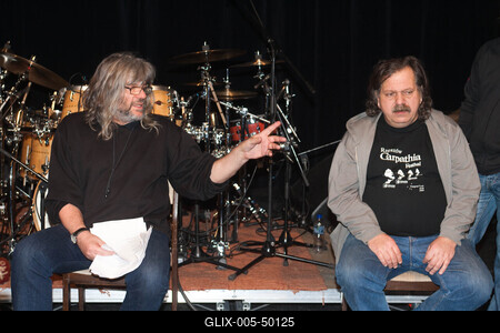 Hobo Blues Band búcsúkoncert - próba Kőbányán-stock-foto