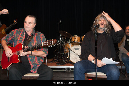 Hobo Blues Band búcsúkoncert - próba Kőbányán-stock-foto