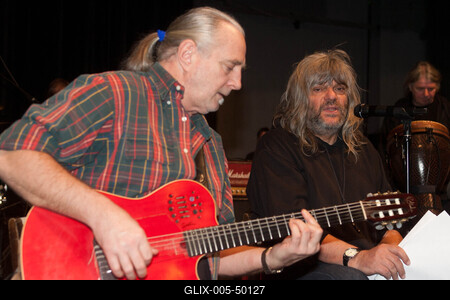 Hobo Blues Band búcsúkoncert - próba Kőbányán-stock-foto