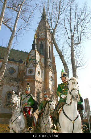 Március 15.-i ünnepségek Kőbányán-stock-foto