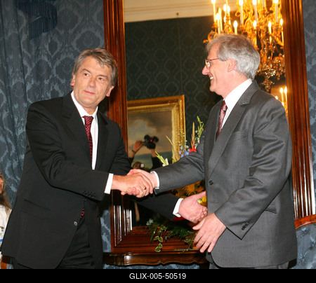 Magyar- ukrán államfői találkozó-stock-foto