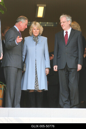 Károly herceg és Camilla Szentendrén-stock-foto