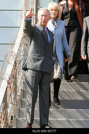 Károly herceg és Camilla Szentendrén-stock-foto