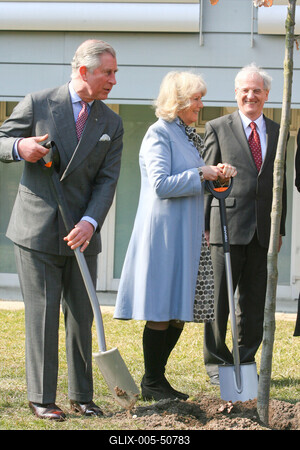 Károly herceg és Camilla Szentendrén-stock-foto