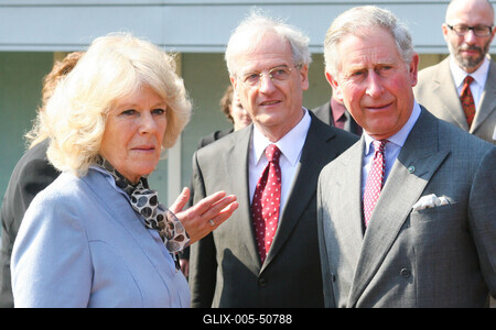 Károly herceg és Camilla Szentendrén-stock-foto