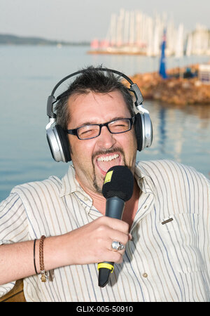 Kékszalag vitorlásverseny-stock-foto