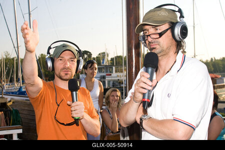 Kékszalag vitorlásverseny-stock-foto