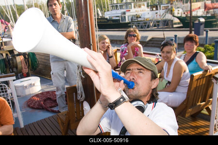 Kékszalag vitorlásverseny-stock-foto