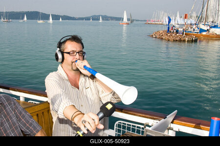 Kékszalag vitorlásverseny-stock-foto