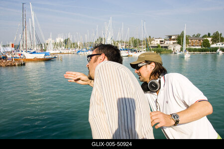 Kékszalag vitorlásverseny-stock-foto