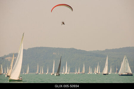 Kékszalag vitorlásverseny-stock-foto