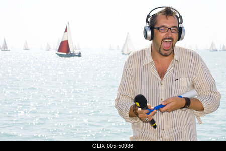 Kékszalag vitorlásverseny-stock-foto