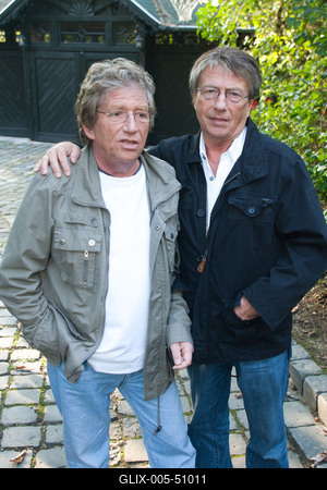 Kern András új lemezt készít-stock-foto