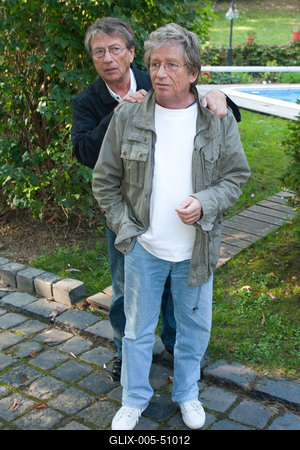 Kern András új lemezt készít-stock-foto