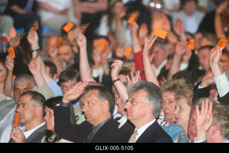 Fidesz kongresszus-stock-foto