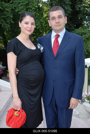 Kóka János és felesége-stock-foto