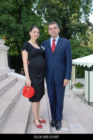 Kóka János és felesége-stock-foto