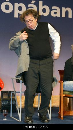 Konrád Győrgy író-stock-foto