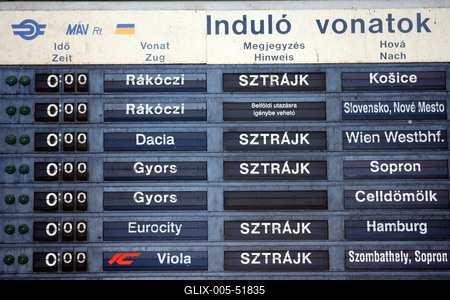 Vasutassztrájk-stock-foto