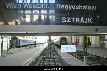 Vasutassztrájk-stock-foto