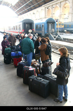 Vasutassztrájk-stock-foto