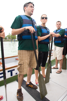 Sárkányhajó verseny-stock-foto