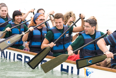 Sárkányhajó verseny-stock-foto