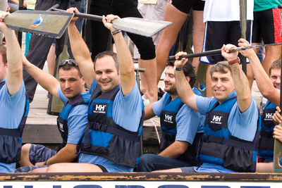 Sárkányhajó verseny-stock-foto