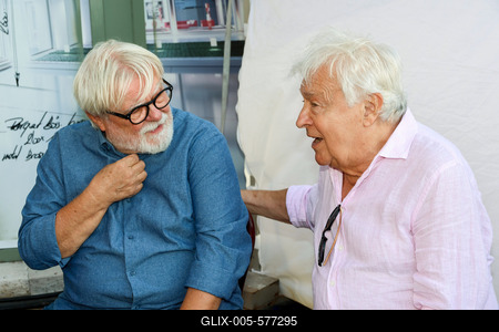 Pozsonyi Piknik. A k?pen Parti Nagy Lajos ?s Luk?cs S?ndor.2025.09.06.Fot?:V?r?s Szil?rd-stock-foto