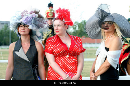 85. galopp Magyar Derby-stock-foto