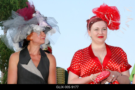 85. galopp Magyar Derby-stock-foto