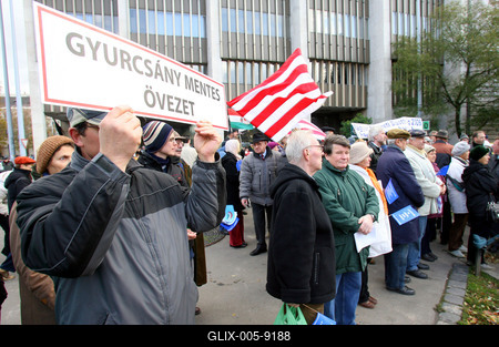 Tüntetés az egészségbiztosítási rendszer átalakítása ellen-stock-foto