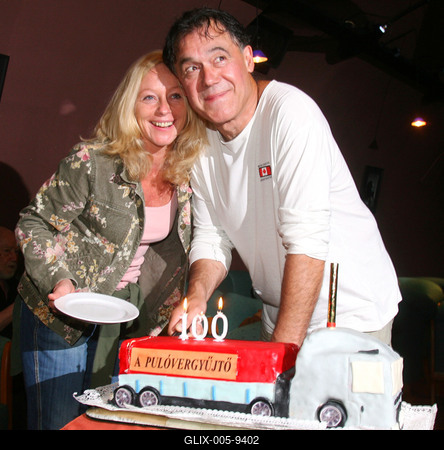 A pulóvergyűjtő századik előadása-stock-foto