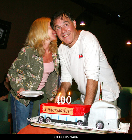 A pulóvergyűjtő századik előadása-stock-foto