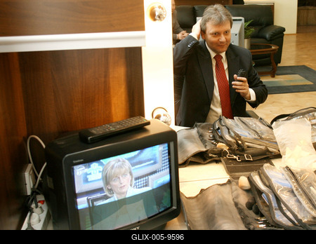Politikusok a Napkeltében-stock-foto