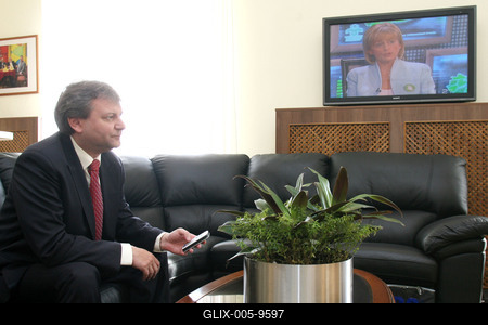 Politikusok a Napkeltében-stock-foto