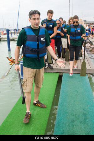 Sárkányhajó verseny-stock-foto