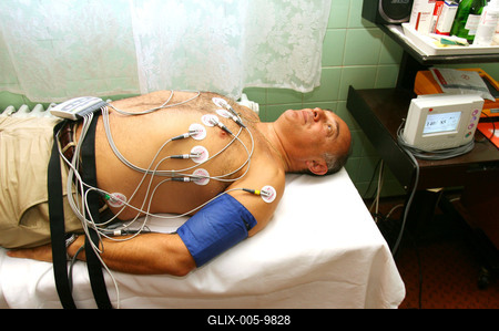 Orvosi vizsgálaton Boros, Bochkor, Szekeres-stock-foto