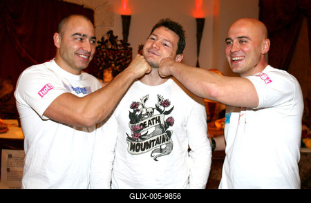 Guiness-rekordra készülnek a Rippel és a Lázár testvérek.-stock-foto