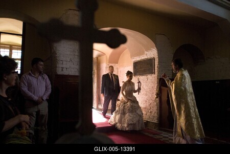 Szerb esküvő-stock-foto