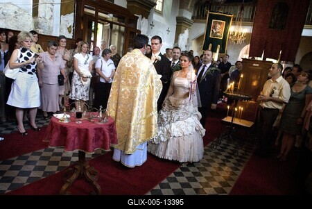 Szerb esküvő-stock-foto