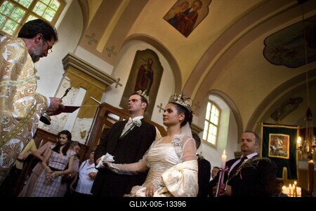 Szerb esküvő-stock-foto