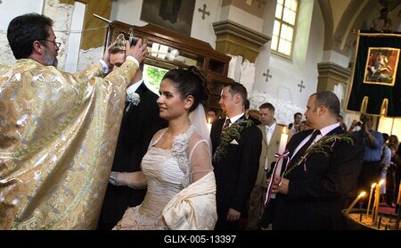 Szerb esküvő-stock-foto