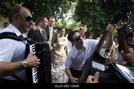 Szerb esküvő-stock-foto