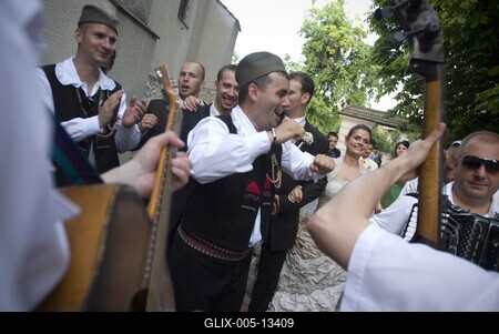 Szerb esküvő-stock-foto