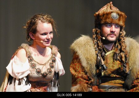 István, a Király az Arénában-stock-foto