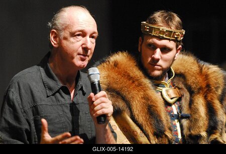 István, a Király az Arénában-stock-foto