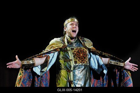 István, a Király az Arénában-stock-foto