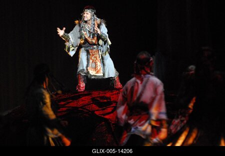 István, a Király az Arénában-stock-foto